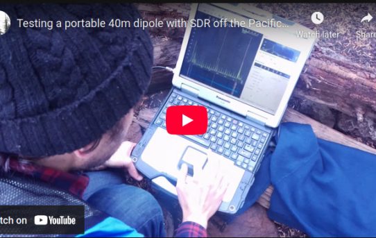 Testing a 40m Wire Dipole on Mt. Hood